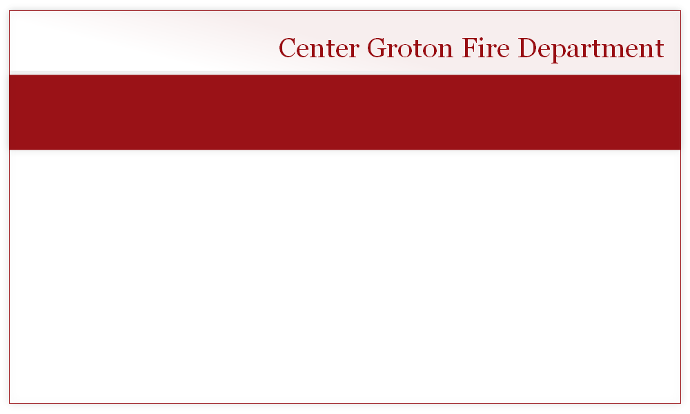 Center Groton Fire Department